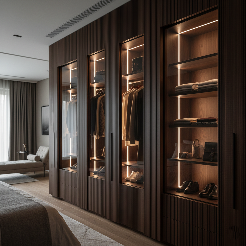Bespoke Walk-In Wardrobe — Sailashree Vihar, Bhubaneswar