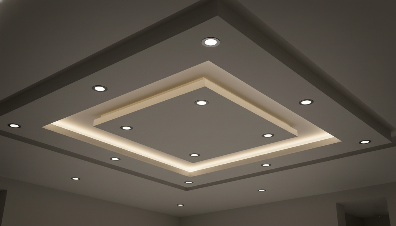 Modern Gypsum False Ceiling Design in Bhubaneswar