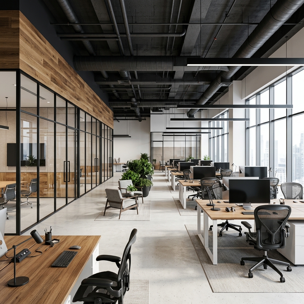 Sleek Modern Office Interior Design in Bhubaneswar