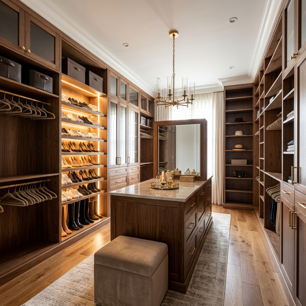 Luxury Walk-in Closet and Wardrobe Design